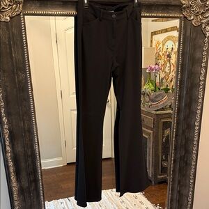 Express Black Flared Trousers